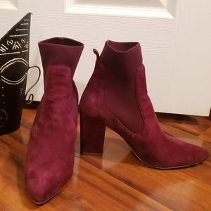 Steve Madden suede boots!